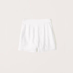 Abercrombie & Fitch Linen-Blend Pull-On Shorts